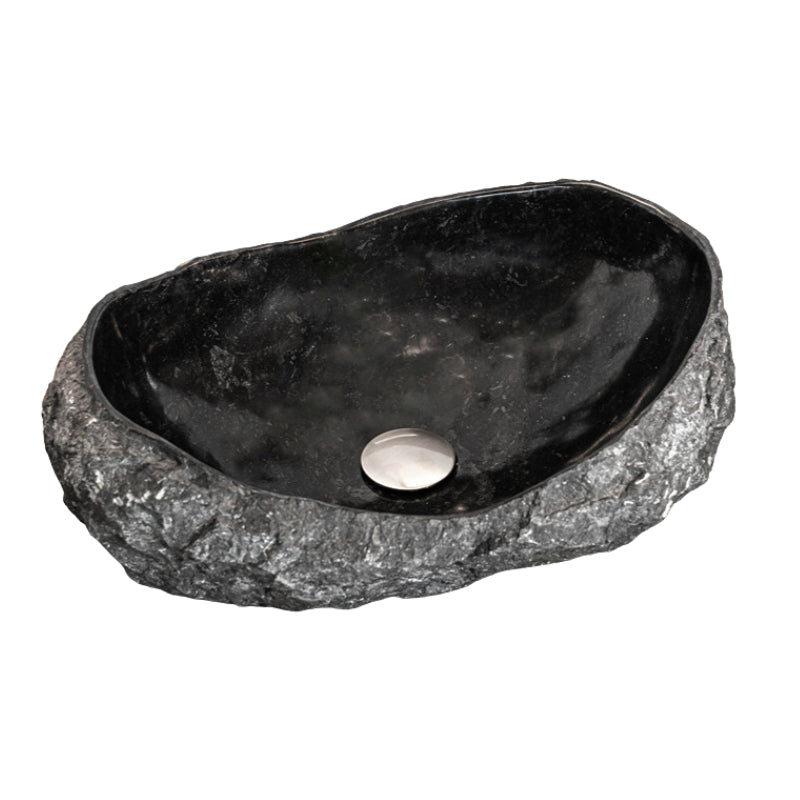 Loutro Lavabo Kev-B Stone Marble Basin (1 size, Anthracite) - Brand New Bathrooms