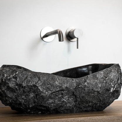 Loutro Lavabo Kev-B Stone Marble Basin (1 size, Anthracite) - Brand New Bathrooms