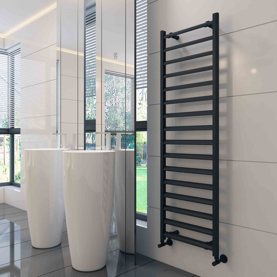 Carisa Lara L Aluminium Towel Radiator - Brand New Bathrooms