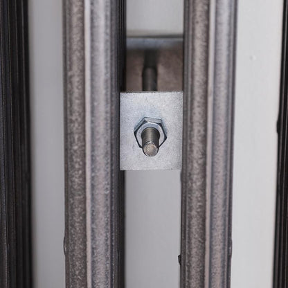Carron Galvanised Square Plate Wall Stay (1 size, Stainless Steel) - Brand New Bathrooms
