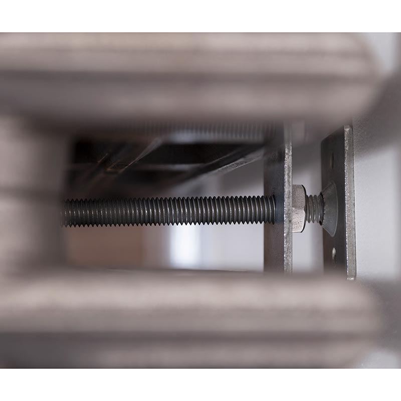 Carron Galvanised Square Plate Wall Stay (1 size, Stainless Steel) - Brand New Bathrooms