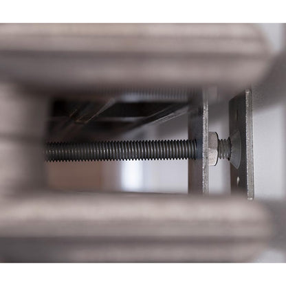 Carron Galvanised Square Plate Wall Stay (1 size, Stainless Steel) - Brand New Bathrooms
