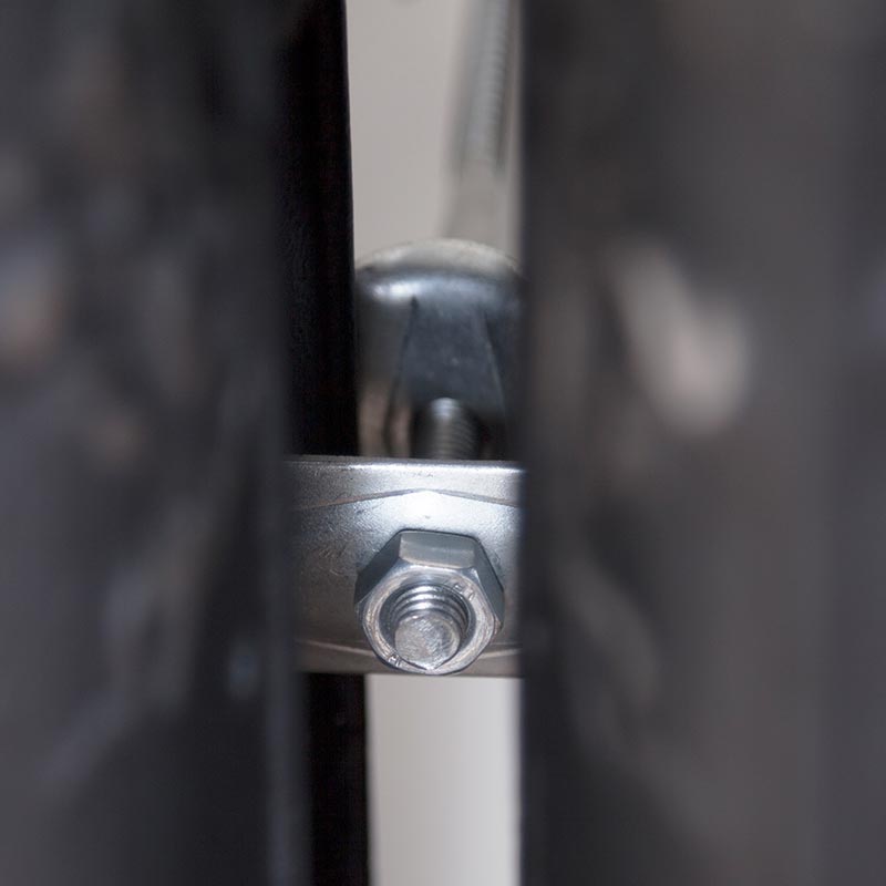 Carron Galvanised Hexagon Thread Wall Stay (1 size, Stainless Steel) - Brand New Bathrooms