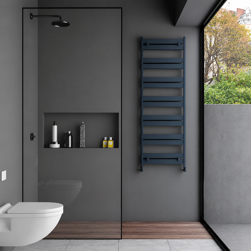 Carisa Ligne Aluminium Towel Radiator (5 sizes, 2 colours)