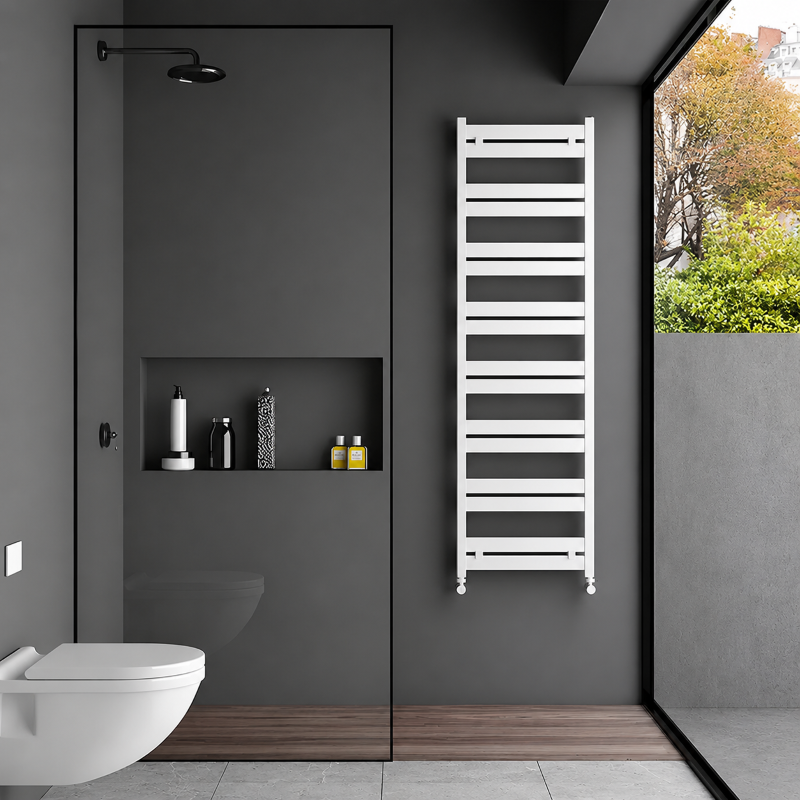 Carisa Ligne Aluminium Towel Radiator (5 sizes, 2 colours)