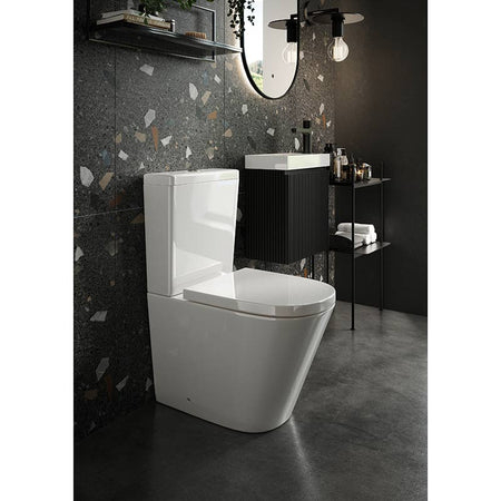 Scudo Linea Ceramic Toilet Cistern with WRAS Fittings (White) - Brand New Bathrooms
