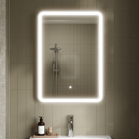 Nuie Hydrus 700mm x 500mm Framed Mirror (3 colours) - Brand New Bathrooms