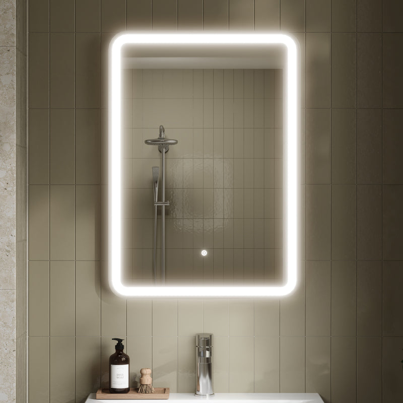 Nuie Hydrus 700mm x 500mm Framed Mirror (3 colours) - Brand New Bathrooms