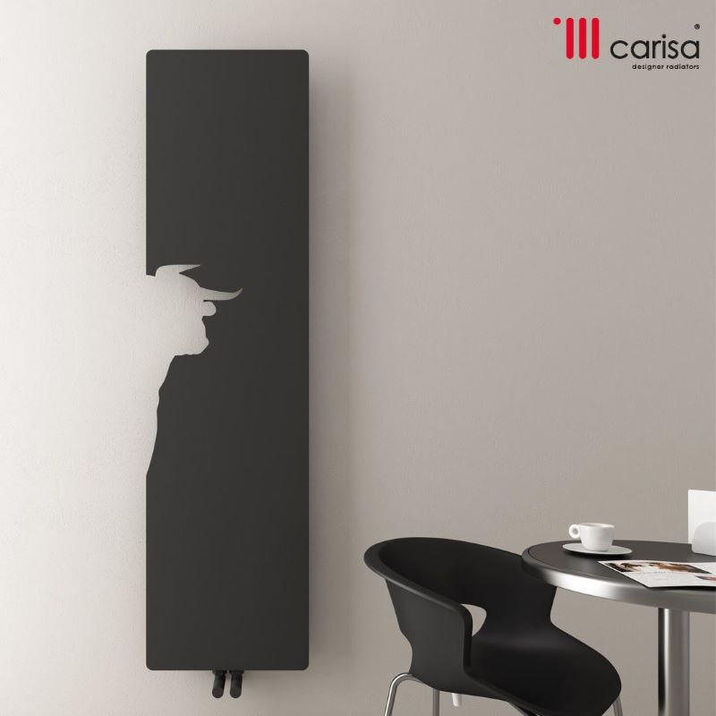 Carisa Lymm Flat Mild Steel Ultra Slim Radiator (1 size, 2 colours)