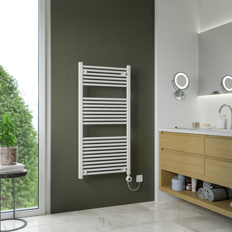 Eucotherm Luna Electric Towel Radiator with Smart Control (3 colours, 2 sizes) - Brand New Bathrooms