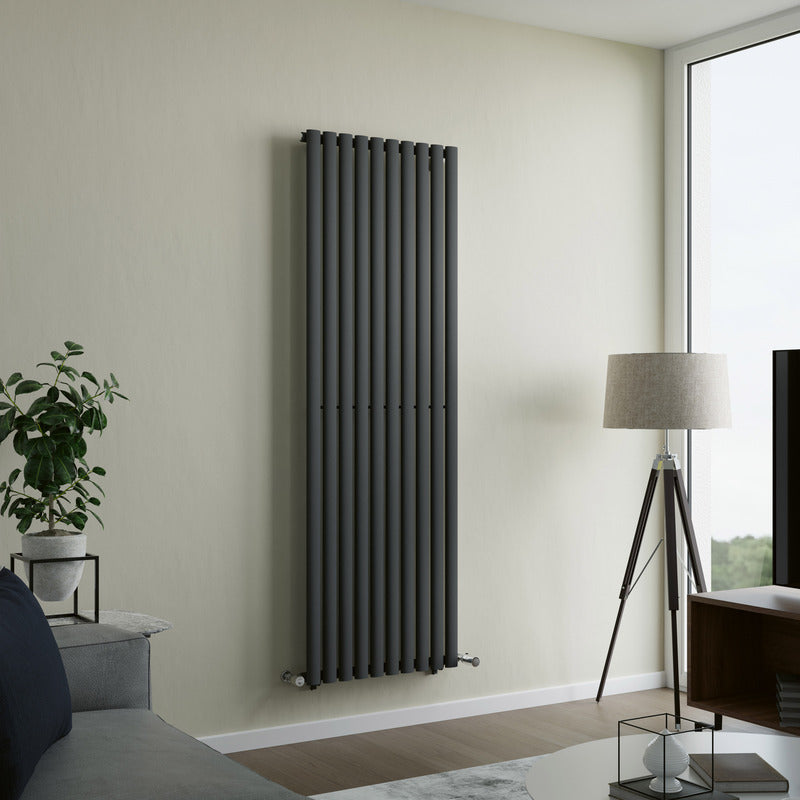 Eucotherm Lynx Oval Tube Radiators (2 colours, 3, sizes, 2 styles) - Brand New Bathrooms