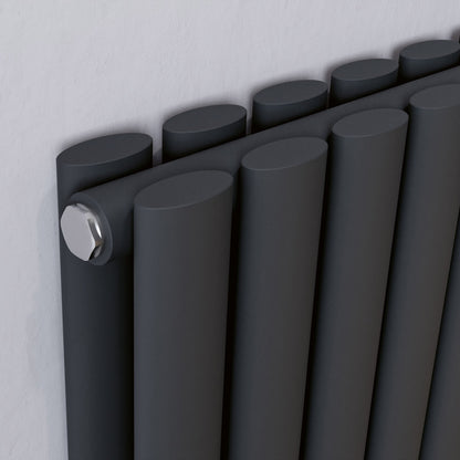 Eucotherm Lynx Oval Tube Radiators (2 colours, 3, sizes, 2 styles) - Brand New Bathrooms