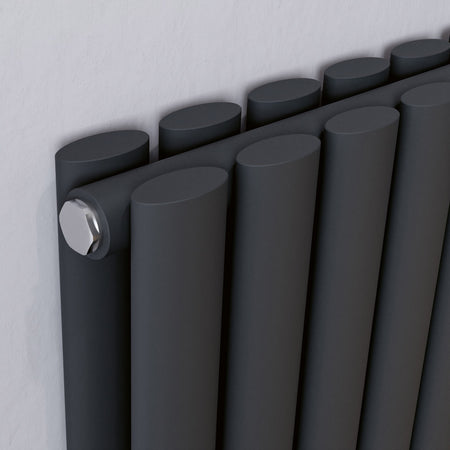 Eucotherm Lynx Oval Tube Radiators (2 colours, 3, sizes, 2 styles) - Brand New Bathrooms