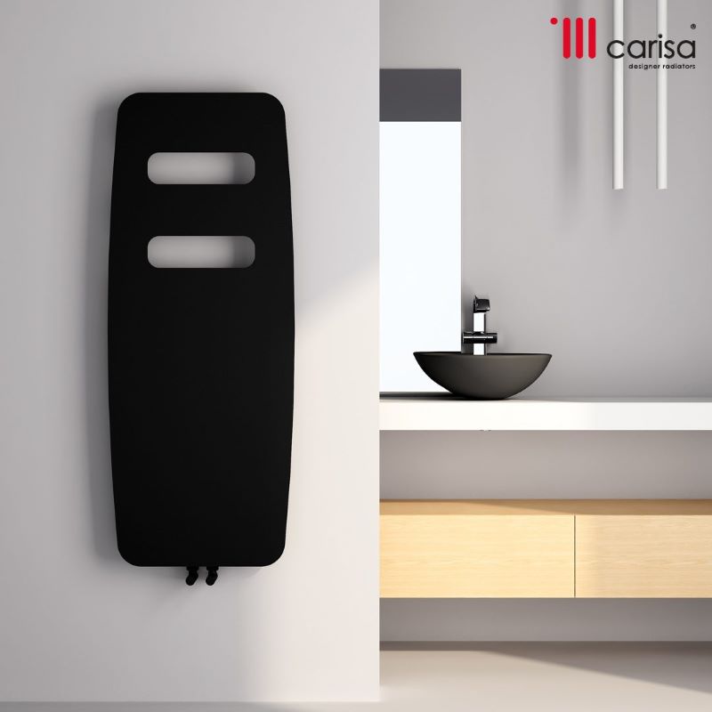 Carisa Manchester Flat Mild Steel Radiator (2 sizes, 2 colours) - Brand New Bathrooms