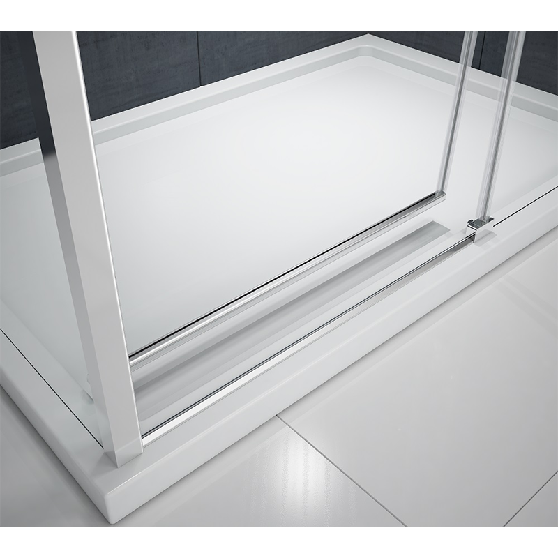 Merlyn MBOX | Low Level Access Sliding Shower Door (4 sizes, 2 styles, Polished Chrome)