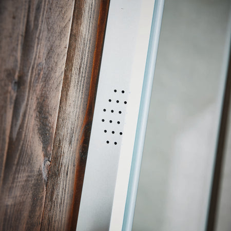 Scudo Mosca LED Mirror with Demister Pad and Shaver Socket and Bluetooth (1 size) - Brand New Bathrooms