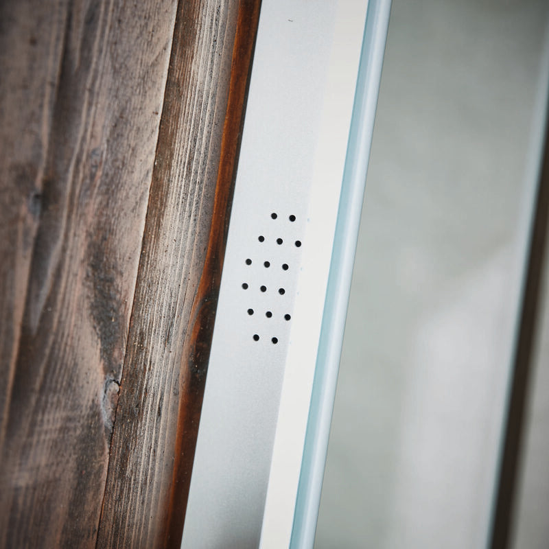 Scudo Mosca LED Mirror with Demister Pad and Shaver Socket and Bluetooth (1 size) - Brand New Bathrooms
