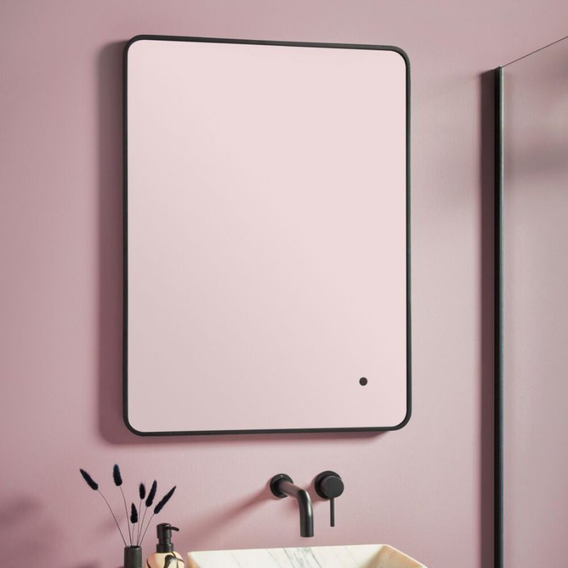 Scudo Alfie Soft Square Edge LED Mirror (2 Sizes & 2 Colours) - Brand New Bathrooms