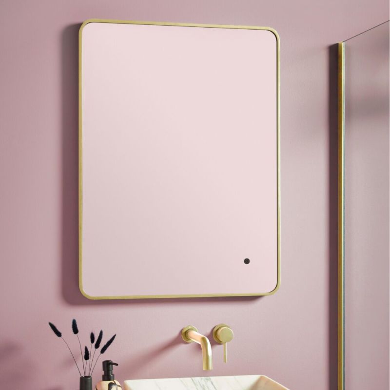 Scudo Alfie Soft Square Edge LED Mirror (2 Sizes & 2 Colours) - Brand New Bathrooms