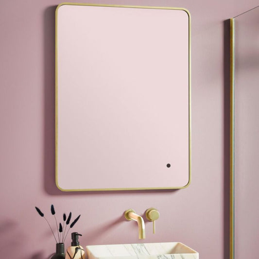 Scudo Alfie Soft Square Edge LED Mirror (2 Sizes & 2 Colours) - Brand New Bathrooms