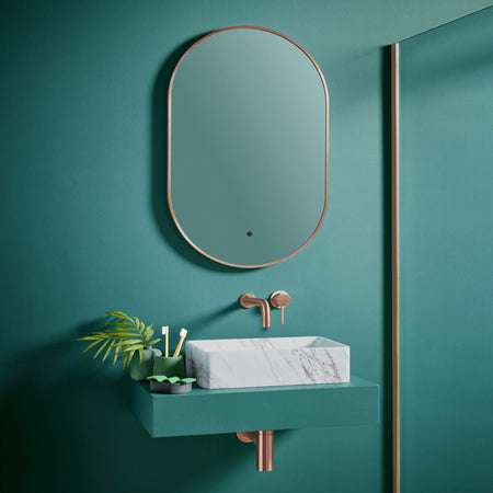 Scudo Aubrey LED Tablet Mirror (1 size, 5 colours) - Brand New Bathrooms