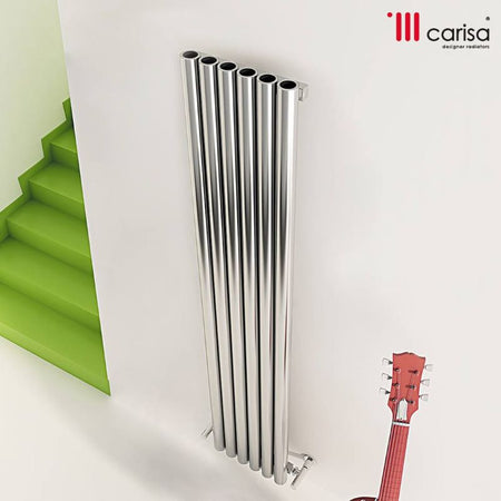 Carisa Mistral Stainless Steel Bespoke Radiator (3 sizes, 2 colours) - Brand New Bathrooms