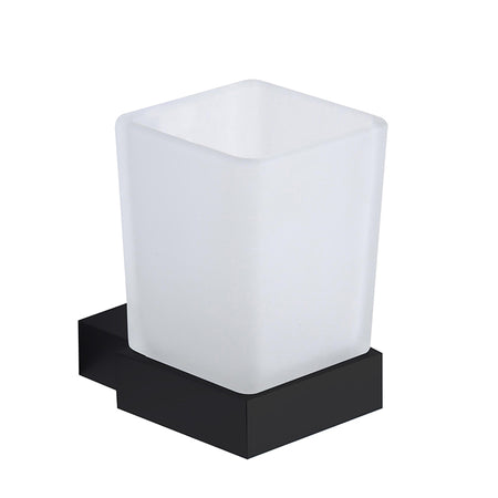 Scudo Mono Black Tumbler Holder - Brand New Bathrooms