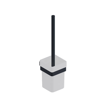 Scudo Mono Black Toilet Brush Set - Brand New Bathrooms