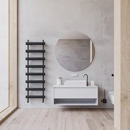 Carisa Moon Aluminium Towel Radiator - Brand New Bathrooms