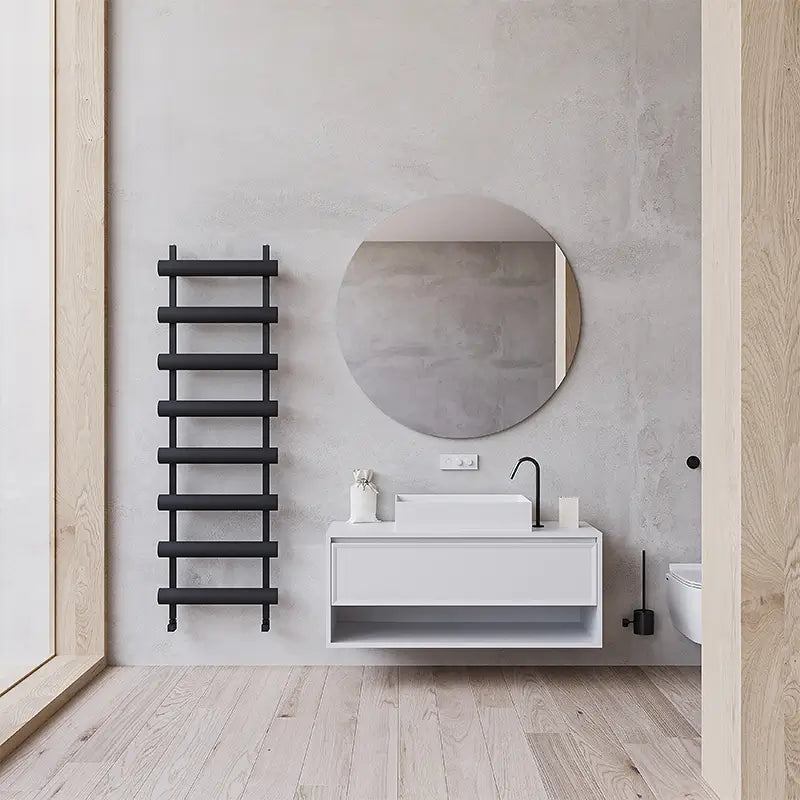 Carisa Moon Aluminium Towel Radiator - Brand New Bathrooms