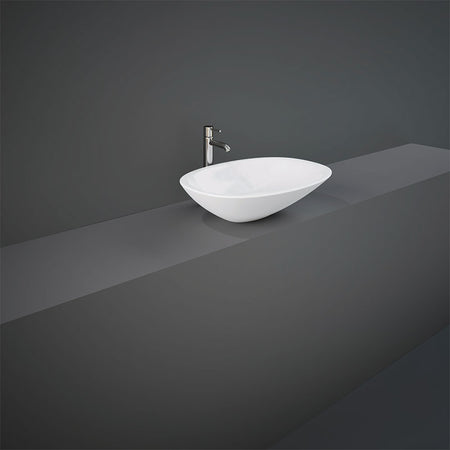 RAK Ceramics Morning 380mm Countertop Basin with No Tap Hole (1 size, Alpine White) - Brand New Bathrooms