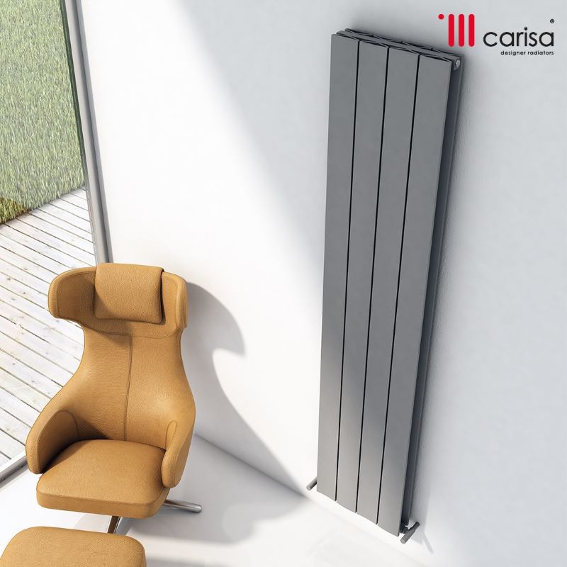 Carisa Moscow Aluminium Bespoke Radiator (9 sizes, 2 colours) - Brand New Bathrooms