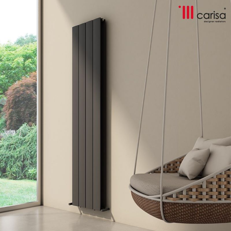 Carisa Moscow D Aluminium Bespoke Radiator (9 sizes, 2 colours) - Brand New Bathrooms