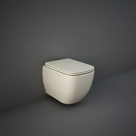 RAK Ceramics Feeling Rimless Wall Hung WC Pan (1 size, 5 colours) - Brand New Bathrooms