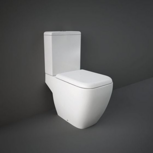 RAK Ceramics Metropolitan Close Coupled Full Access Open Back WC Pan (1 size, White) - Brand New Bathrooms