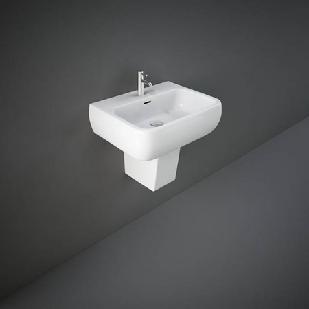 RAK Ceramics Metropolitan Pedestal for Basin (2 sizes, 2 styles, White) - Brand New Bathrooms