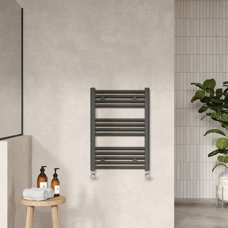 Nuie Bar Ladder Towel Rail (2 styles, 2 sizes, Anthracite) - Brand New Bathrooms
