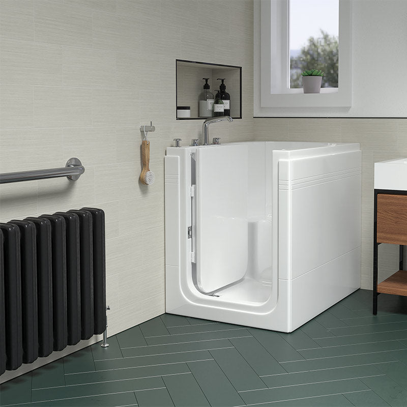 Mantaleda Maestro Deep Soak Walk-In Bathtub (1 size, 1 style, White) - Brand New Bathrooms