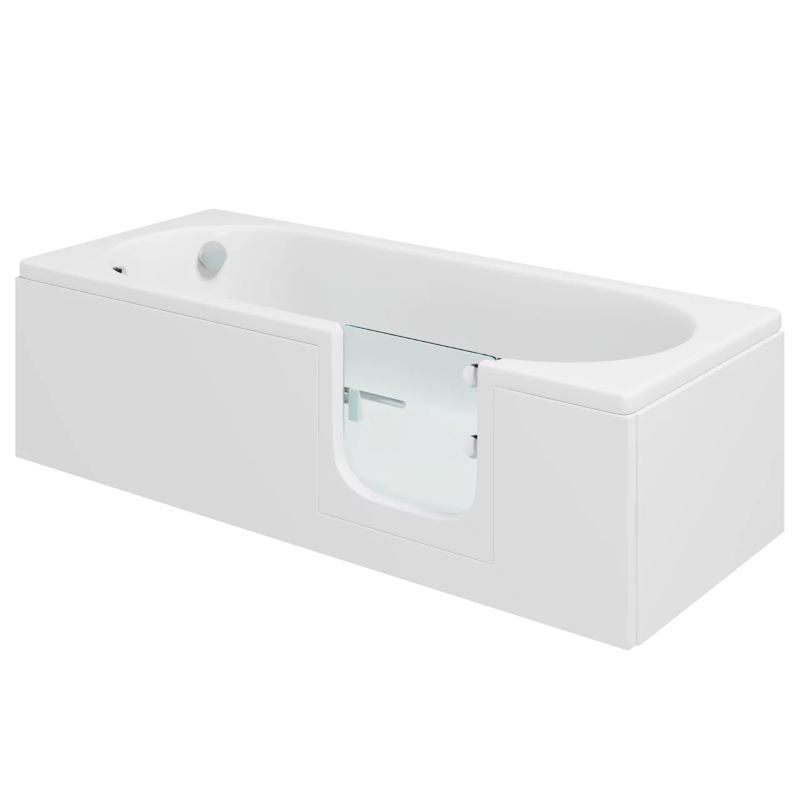 Mantaleda Abalone RV Walk-in Shower Bathtub (2 sizes, 2 styles, White) - Brand New Bathrooms