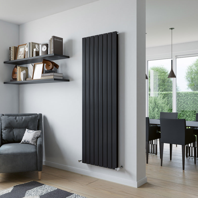 Eucotherm Mars Duo Vertical Flat Panel Radiator (4 colours, 11 sizes) - Brand New Bathrooms