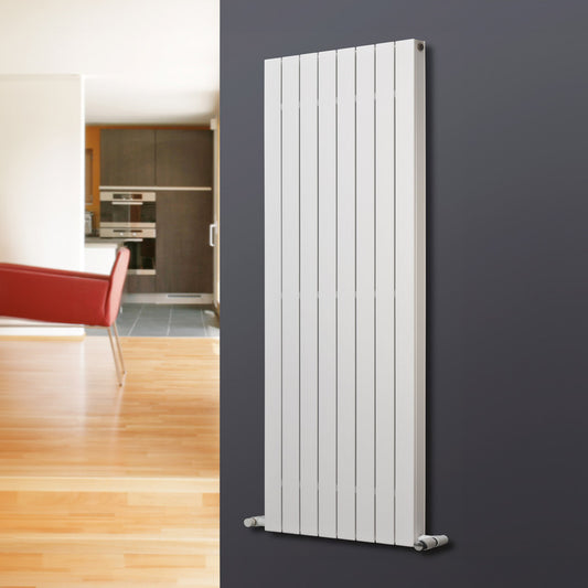 Eucotherm Mars Duo Deluxe Vertical Flat Panel Radiator (1 colour, 2 sizes) - Brand New Bathrooms