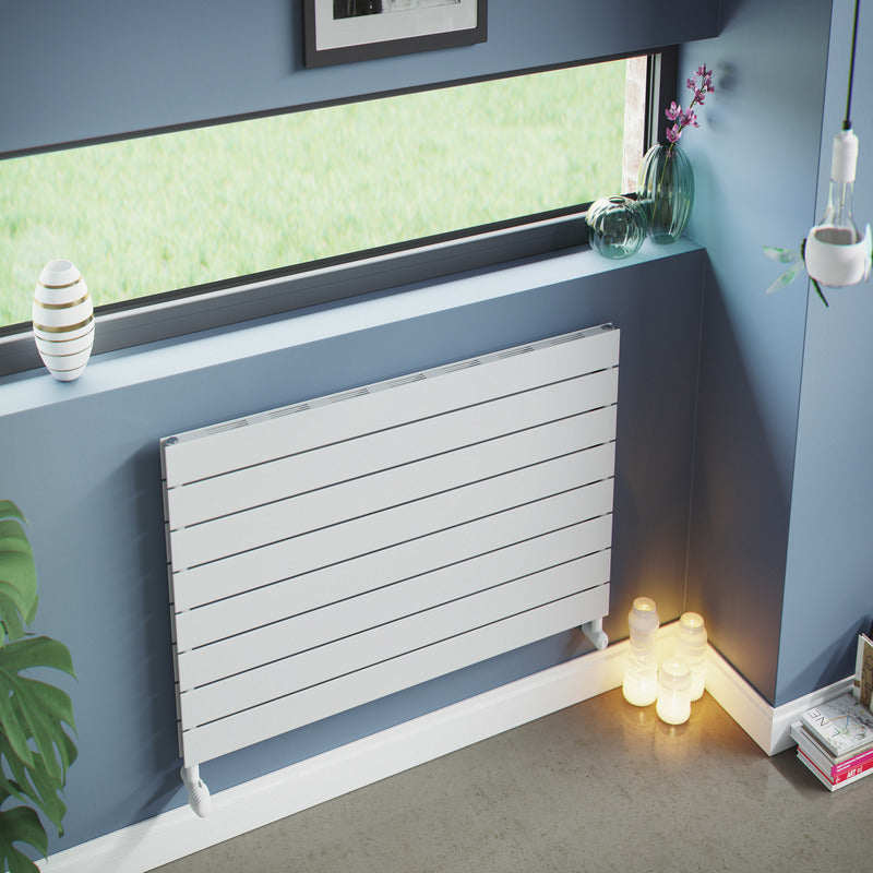 Eucotherm Mars Elegant Duo Horizontal Flat Panel Radiator (2 colours, 6 sizes) - Brand New Bathrooms