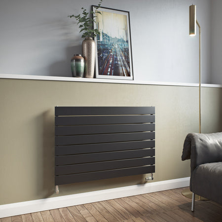 Eucotherm Mars Single Horizontal Flat Panel Radiator (4 colours, 11 sizes) - Brand New Bathrooms