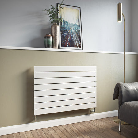 Eucotherm Mars Single Horizontal Flat Panel Radiator (4 colours, 11 sizes) - Brand New Bathrooms