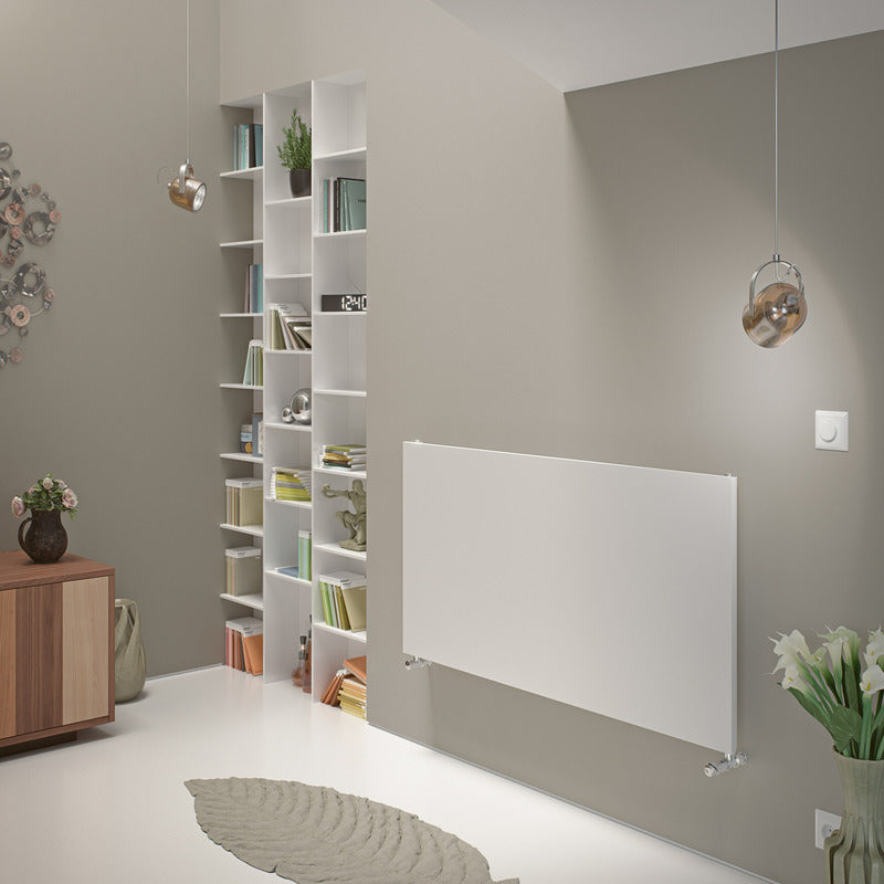 Eucotherm Mars Plus Horizontal Solid Flat Panel Radiator (2 colours, 6 sizes) - Brand New Bathrooms