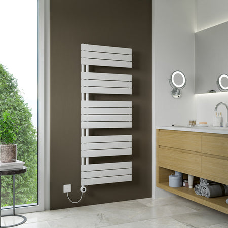 Eucotherm Mars Trium Electro Flat Panel Electric Towel Radiator with Smart Control (2 colours, 1 size) - Brand New Bathrooms