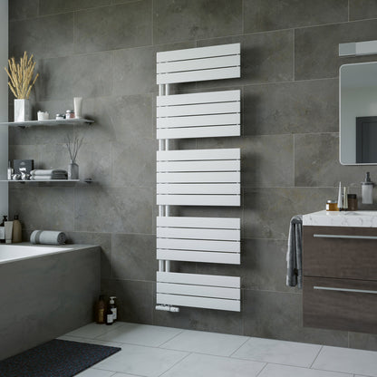 Eucotherm Mars Trium Flat Panel Towel Radiator (2 colours, 7 sizes) - Brand New Bathrooms