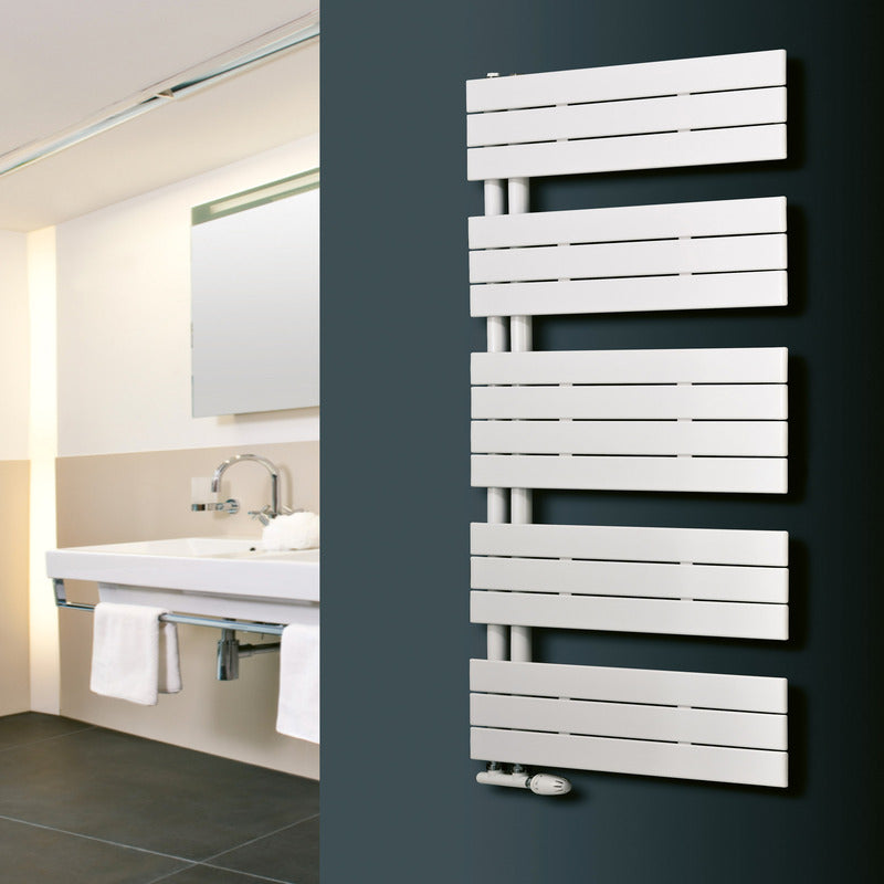 Eucotherm Mars Trium Flat Panel Towel Radiator (2 colours, 7 sizes) - Brand New Bathrooms