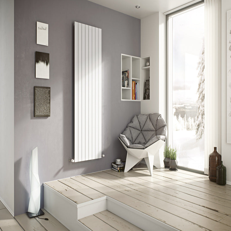 Eucotherm Mars Single Vertical Flat Panel Radiator (4 colours, 11 sizes) - Brand New Bathrooms