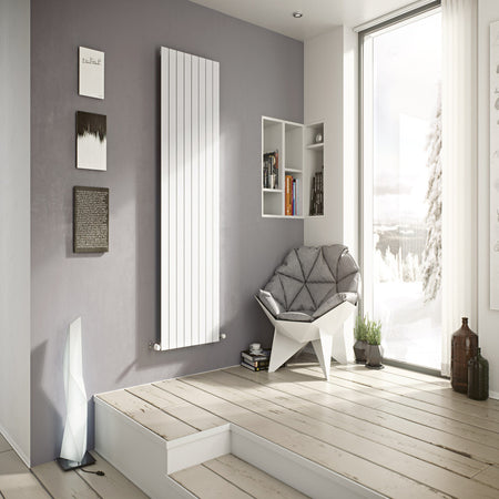 Eucotherm Mars Single Vertical Flat Panel Radiator (4 colours, 11 sizes) - Brand New Bathrooms